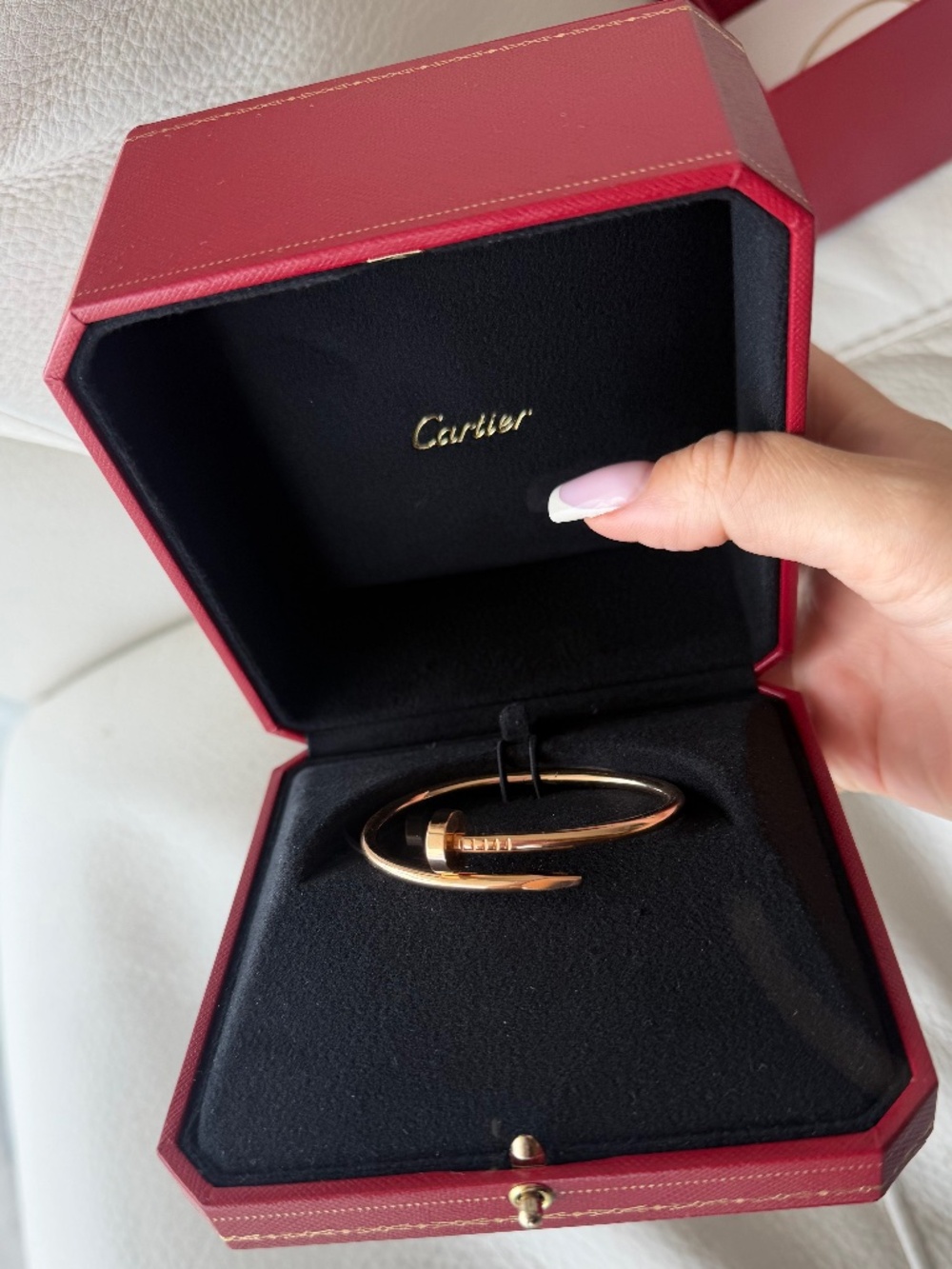 Cartier nail JUSTE UN CLOU BRACELET, CLASSIC MODEL in Yellow Gold